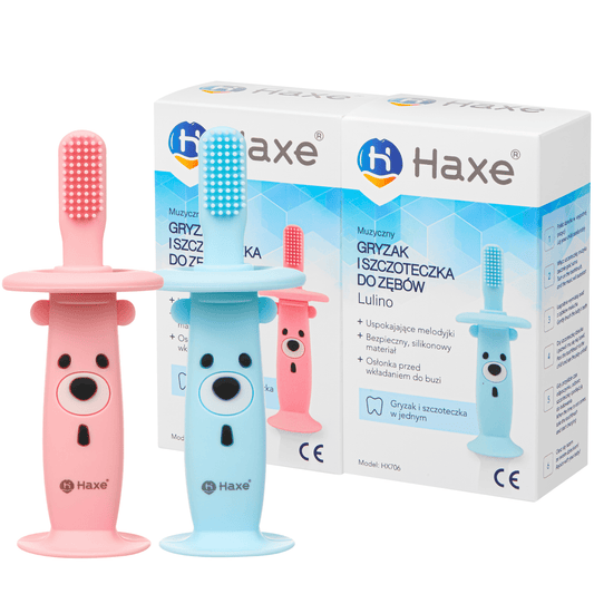 Muzyczna szczoteczka-gryzak do zębów Haxe Lulino