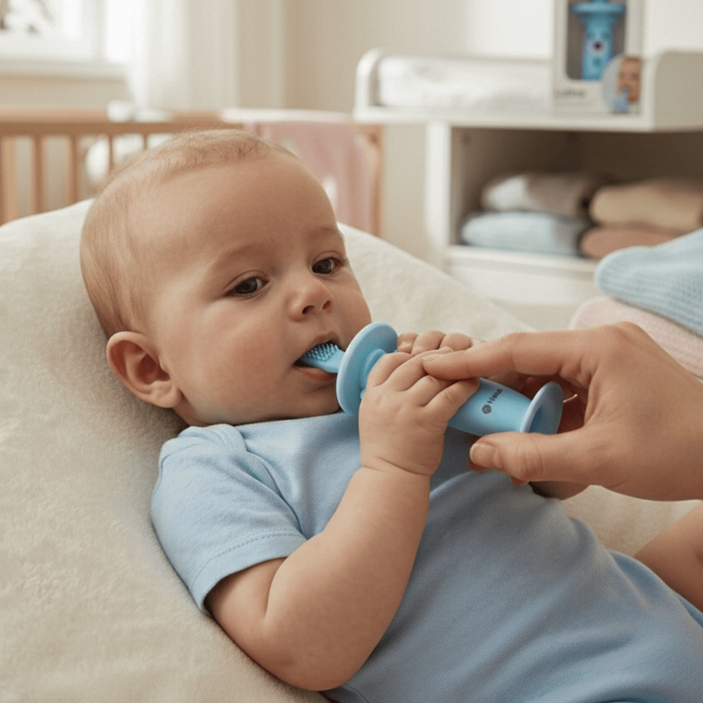 Muzyczna szczoteczka-gryzak do zębów Haxe Lulino